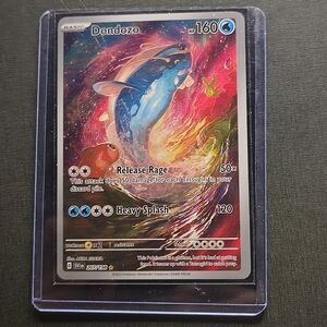 Dondozo Pokémon Card - Blue and Pink